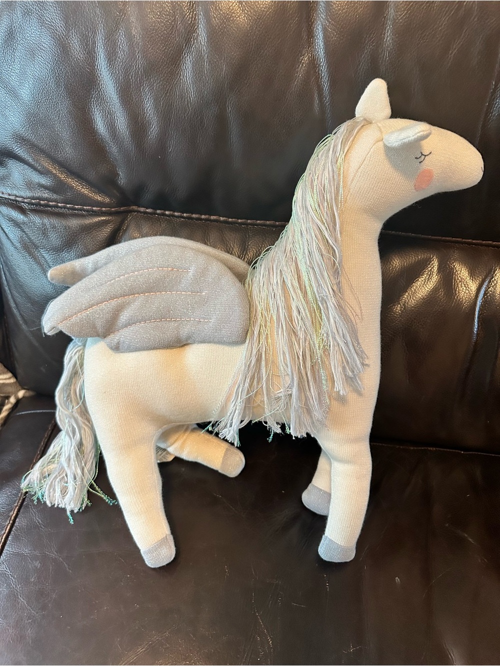 Sparkly Unicorn/Pegasus Stuffed Animal